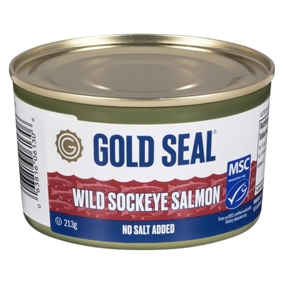 GoldSeal Sockeye Salmon, No Salt Added 213 g, $3.28/100g