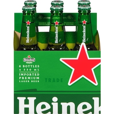 Heineken Beer Bottle (ID required at pick-up) 6x330.0 ml, $0.91/100ml