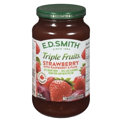 ED Smith Triple Fruits Strawberry Raspberry & Red Plum 500 ml, $1.30/100ml
