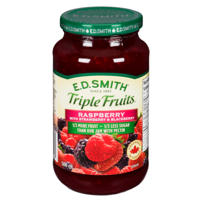 ED Smith Triple Fruits Raspberry Strawberry & Blackberry 500 ml, $1.30/100ml