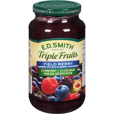 ED Smith Triple Fruits Wild Berry Blueberry & Blackberry 500 ml, $1.30/100ml