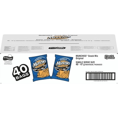 Munchies Snack Mix, Vending Chips    40x47.0 g, $1.81/100g