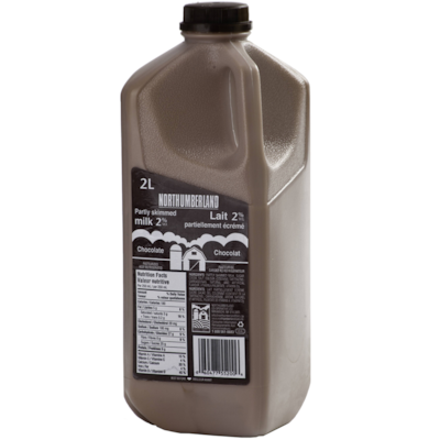 Northumberland Lait au chocolat 2% 2 l, 0,28 $/100ml