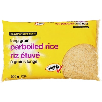 Sans Nom Riz étuvé à grains longs 900 g, 0,44 $/100g