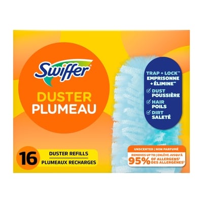 Swiffer Recharges de plumeaux, alter pour plumeau traditionnel, sans parfum, 16 unités 16 ea, 1,13 $/1ch