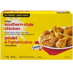 Sans Nom Poulet croustillant à l’américaine 1 kg, 1,90 $/100g