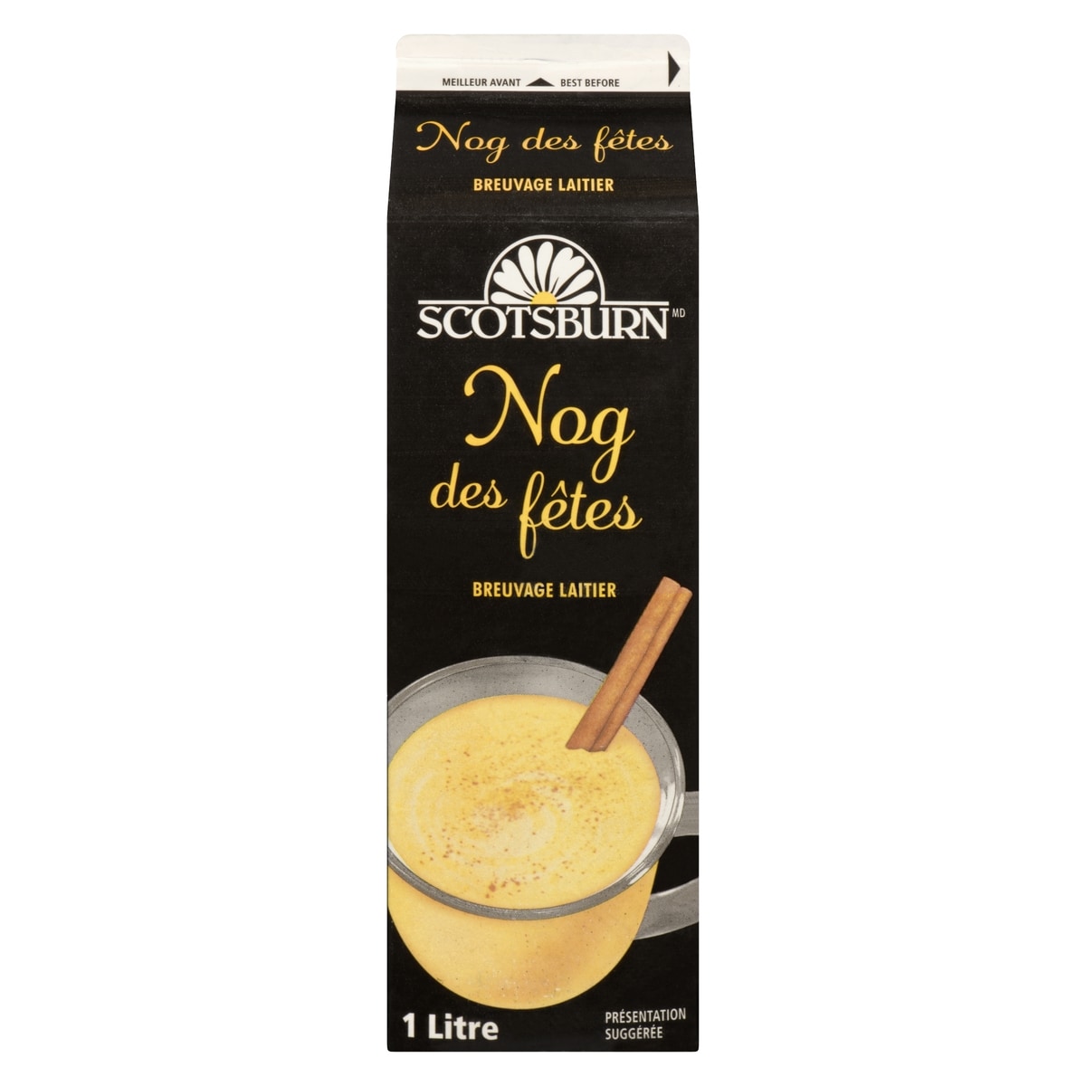 Scotsburn Nog des fêtes 1 l, 0,43 $/100ml