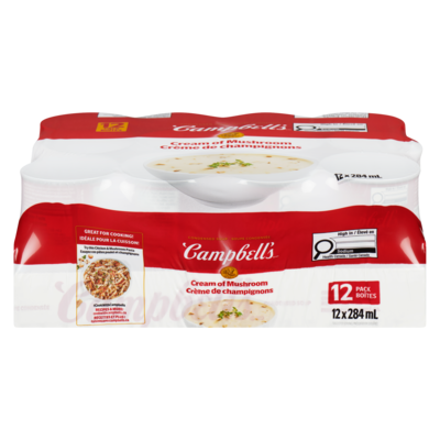 Campbell's Cream of Mushroom Soup, Club Pack 12x284.0 ml, $0.50/100ml