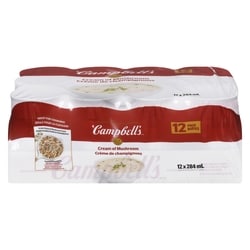 Campbell’s Crème de champignons format Club 12x284.0 ml, 0,50 $/100ml