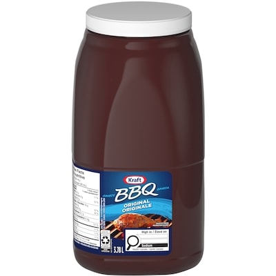 Kraft Original BBQ Sauce 3.78 l, $0.63/100ml