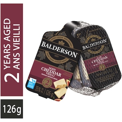 Balderson 2 Year Old Cheddar Cheese Portions 6-Pack 126 g, $6.74/100g