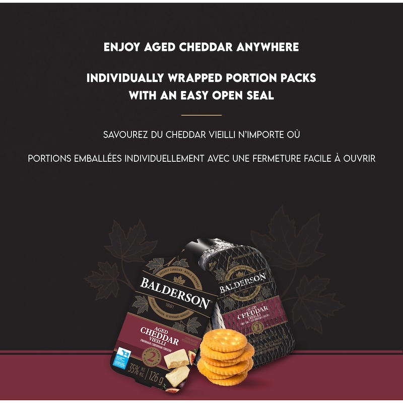 2 Year Old Cheddar Cheese Portions 6-Pack