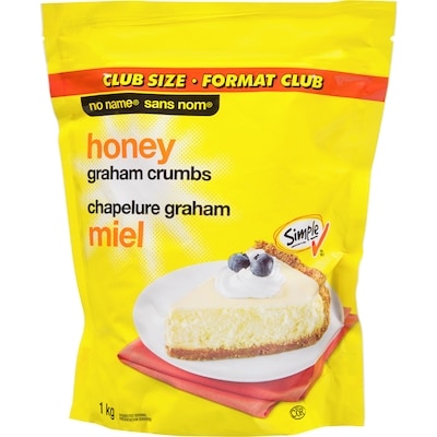 No Name Honey Graham Crumbs, Club Size 1 kg, $0.70/100g