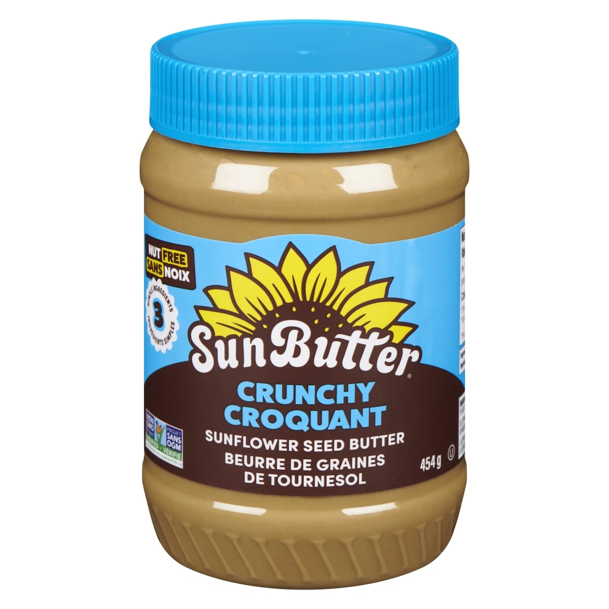Sunbutter Tartinade SunButter Original croquant 454 g, 1,83 $/100g