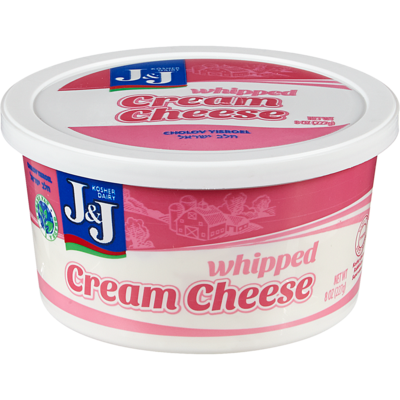 J and J Kosher Cream Cheese, Whipped 227 g, $4.40/100g