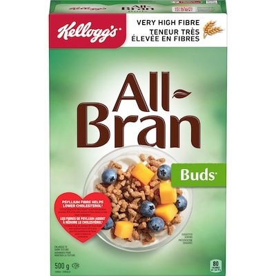 Kelloggs All Bran All-Bran Buds Cereal 500 g, $1.60/100g