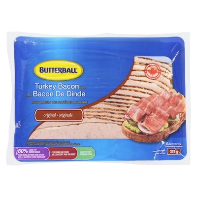 Butterball Bacon de dinde 375 g, 2,26 $/100g