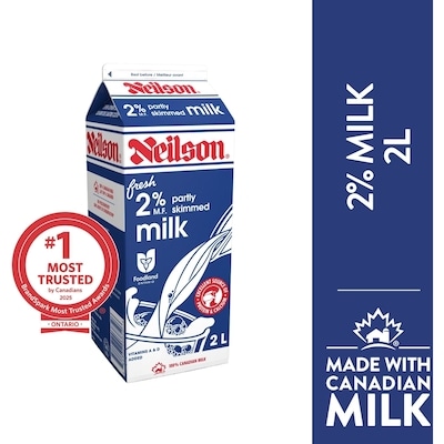Neilson 2% Milk 2 l, $0.27/100ml