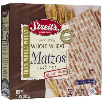Streits Matzos, blé entier 340 g, 2,50 $/100g