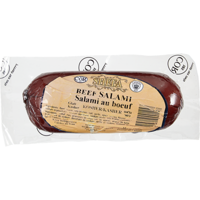 Shefa Salami au bœuf casher 375 g, 3,20 $/100g