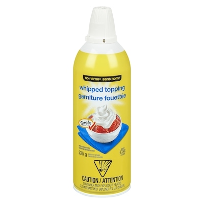 No Name Whipped Topping  225 g, $1.77/100g