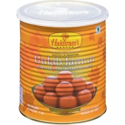Haldiram’s Gulab jamun 1 kg, 0,63 $/100g