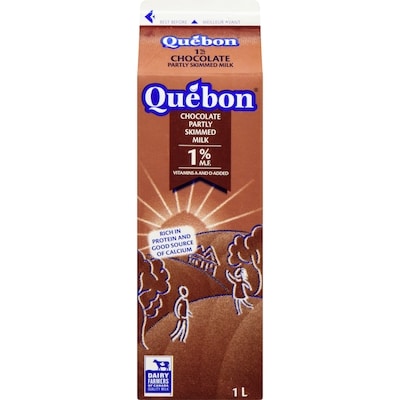QUEBON Chocolate Milk 1 l, $0.29/100ml