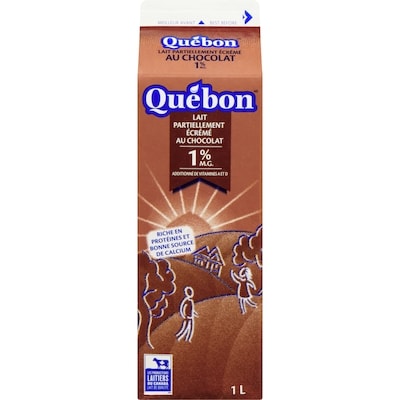 QUÉBON Lait au chocolat 1 l, 0,29 $/100ml