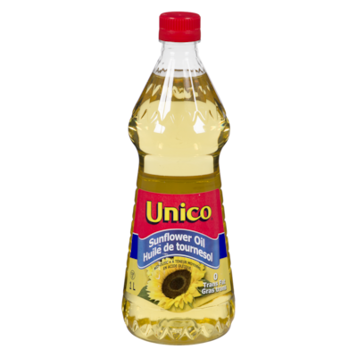 Unico Huile de tournesol 1 l, 0,75 $/100ml
