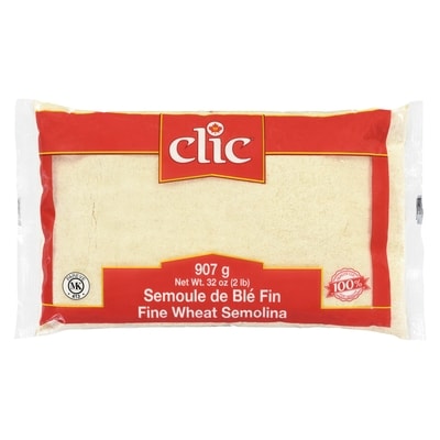Clic Semoule de blé fine 907 g, 0,50 $/100g