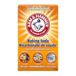 Arm & Hammer Bicarbonate de soude 2 kg, 0,31 $/100g
