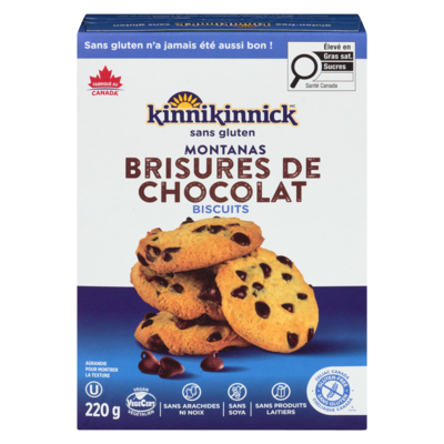 Kinnikinnick Biscuit aux brisures de chocolat 220 g, 2,27 $/100g