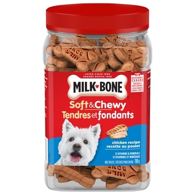 Milk-Bone Gâteries molles pour chien au poulet 708 g, 1,55 $/100g