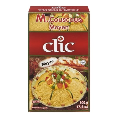 Clic M. Couscous moyen 500 g, 0,66 $/100g