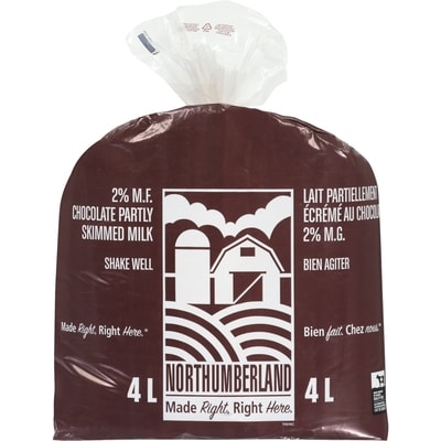 Northumberland Lait au chocolat 4 l, 0,27 $/100ml
