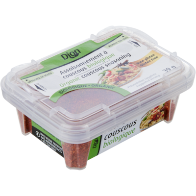 Dion Assaisonnement de couscous biologique 39 g, 11,00 $/100g