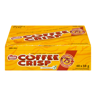 CFFC Coffee Crisp Bar  48x50.0 g, $3.00/100g