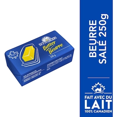 Scotsburn Beurre salé 250 g, 2,40 $/100g