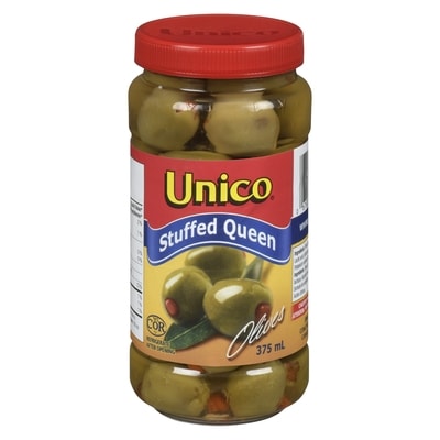 Unico Queen Olives, Stuffed 375 ml, $1.33/100ml