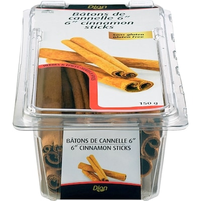 Dion Cinnamon Sticks, 6" 150 g, $4.33/100g