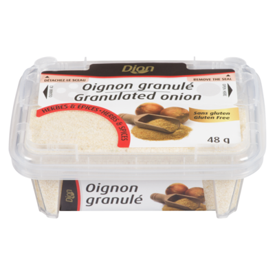 Dion Oignons granulés 48 g, 7,90 $/100g