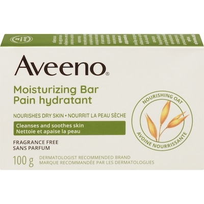 Aveeno Pain hydratant pour la peau sèche 100 g, 7,99 $/100g
