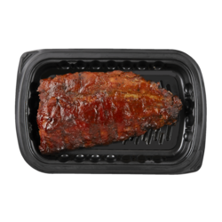 le Choix du Président Côtes Levées De Dos De Porc Fumées Au Bois De Hickory (Après 11h) 350 g, 2,57 $/100g