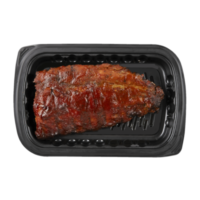 le Choix du Président Côtes Levées De Dos De Porc Fumées Au Bois De Hickory (Après 11h) 350 g, 2,57 $/100g