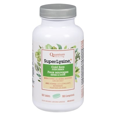 Quantum Super Lysine+ Immune System Tabs 180 ea, $0.12/1ea