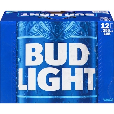 Bud Light Beer Tin (ID required at pick-up) 12x355.0 ml, $0.56/100ml