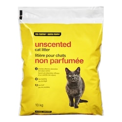 Sans Nom Litière pour chats non parfumée 10 kg, 0,09 $/100g