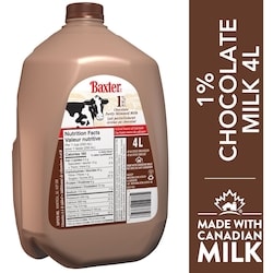 Baxter 1% Chocolate Partly Skimmed Milk - 4 l | Atlantic Superstore