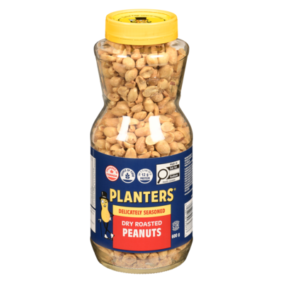 Planters Peanuts, Dry Roasted 600 g, $1.33/100g