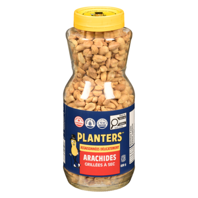 Planters Arachides grillées à sec 600 g, 1,33 $/100g